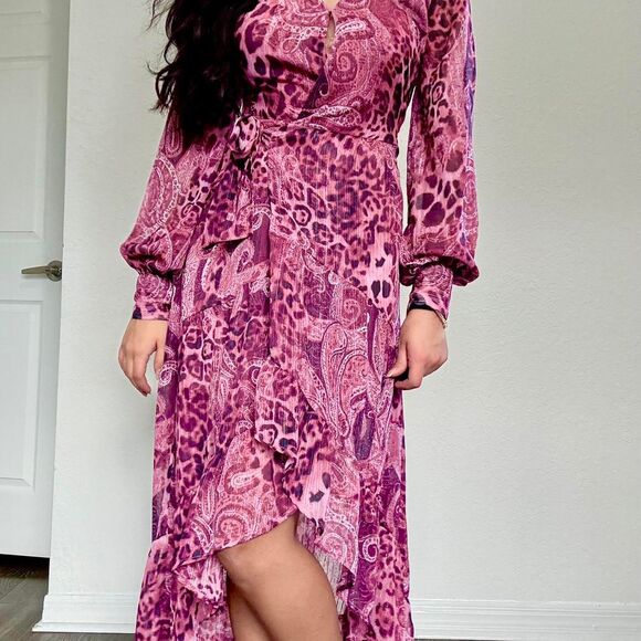 Guess Printed High Low Dress - Picture 3 of 8